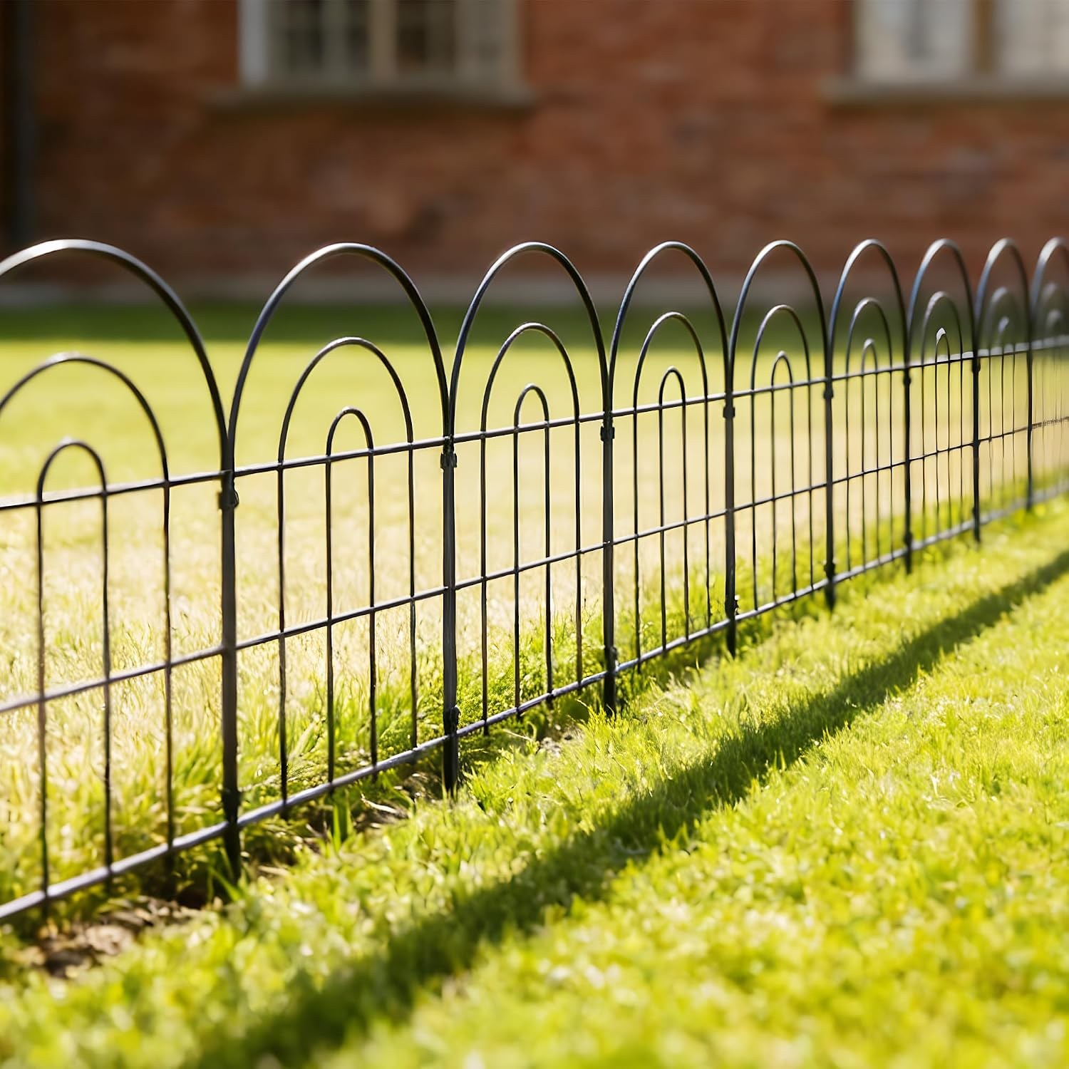 Thealyn 60cm Decorative Metal No Dig Fence (10 panels)